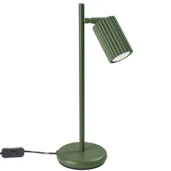 Clearance Sollux Schreibtischlampe Modern 43 cm hoch Grün GU10 schwenkbar BERTA