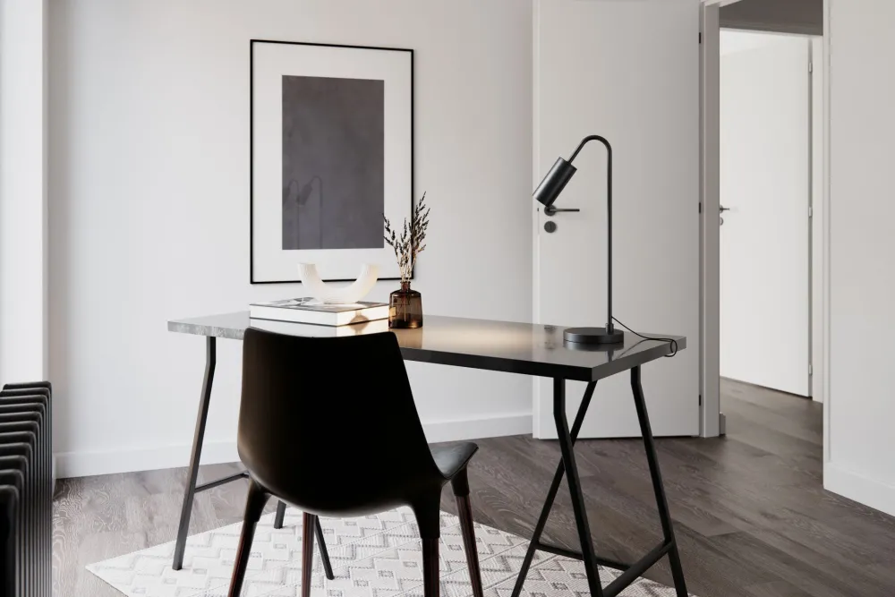 By Rydéns Schreibtischlampe Schwarz 51 cm hoch Metall GU10* Bürolampen|Schlafzimmer Lampen