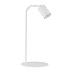 TK Lighting Schreibtischlampe Weiß verstellbar Modern Metall 40 cm