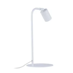 TK Lighting Schreibtischlampe Weiß verstellbar Modern Metall 40 cm