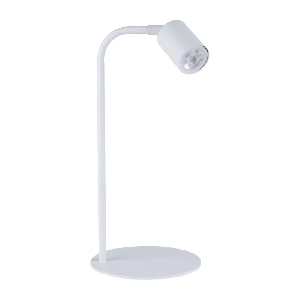 TK Lighting Schreibtischlampe Weiß verstellbar Modern Metall 40 cm