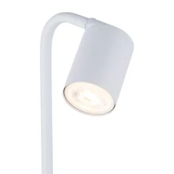 TK Lighting Schreibtischlampe Weiß verstellbar Modern Metall 40 cm