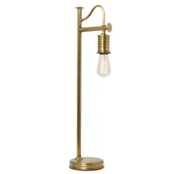 Elstead Schreibtischleuchte COLGAR Messing H:69cm Lampe* Tischlampen|Industrie Lampen