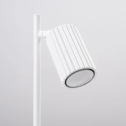 Sollux Schreibtischleuchte Weiß Metall H: 43 cm schwenkbar GU10* Bürolampen|Schlafzimmer Lampen