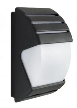 SU-MA Schwarze Außenleuchte IP54 H:30cm blendarm E27* Außenwandleuchten|Metall Lampen