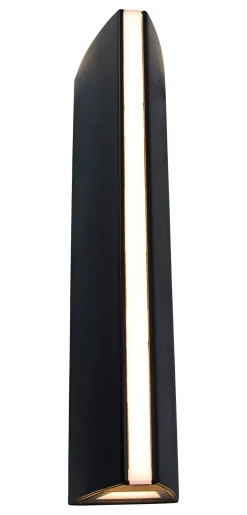 Eco-Light Schwarze Außenleuchte Modern E27 IP54 H:30 cm blendarm* Led Außenleuchten|Moderne Außenleuchten