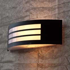 Rabalux Schwarze Außenwandleuchte IP44 E27 Haus Fassade Außenleuchte* Außenwandleuchten|Moderne Lampen