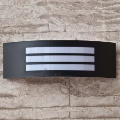 Rabalux Schwarze Außenwandleuchte IP44 E27 Haus Fassade Außenleuchte* Außenwandleuchten|Moderne Lampen