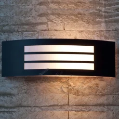 Rabalux Schwarze Außenwandleuchte IP44 E27 Haus Fassade Außenleuchte* Außenwandleuchten|Moderne Lampen