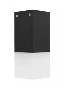 SU-MA Schwarze Deckenlampe außen IP44 blendarm AWERNE* Moderne Außenleuchten|Badezimmer Lampe