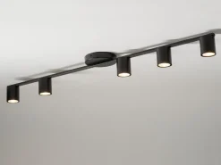 Sigma Schwarze Deckenlampe GU10 L:110 cm Mehrflammig Zeitlos* Deckenleuchten|Flurlampen