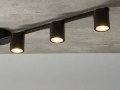 Sigma Schwarze Deckenlampe GU10 L:110 cm Mehrflammig Zeitlos* Deckenleuchten|Flurlampen