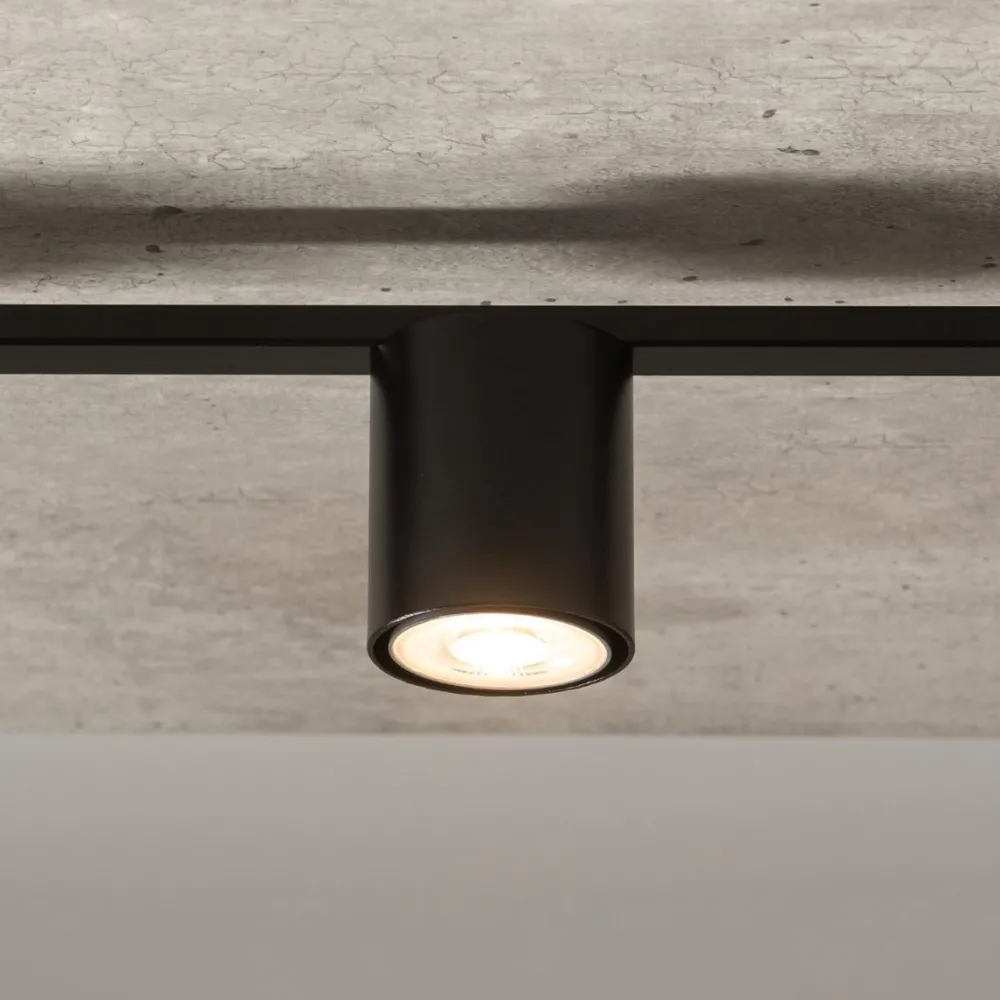 Sigma Schwarze Deckenlampe GU10 L:110 cm Mehrflammig Zeitlos* Deckenleuchten|Flurlampen