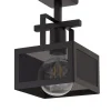 Sigma Schwarze Deckenlampe Metall Industrial E27 B:16 cm* Deckenleuchten|Flurlampen