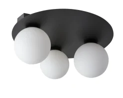 Sigma Schwarze Deckenlampe Modern Metall Glas G9 gemütlich* Deckenleuchten|Flurlampen