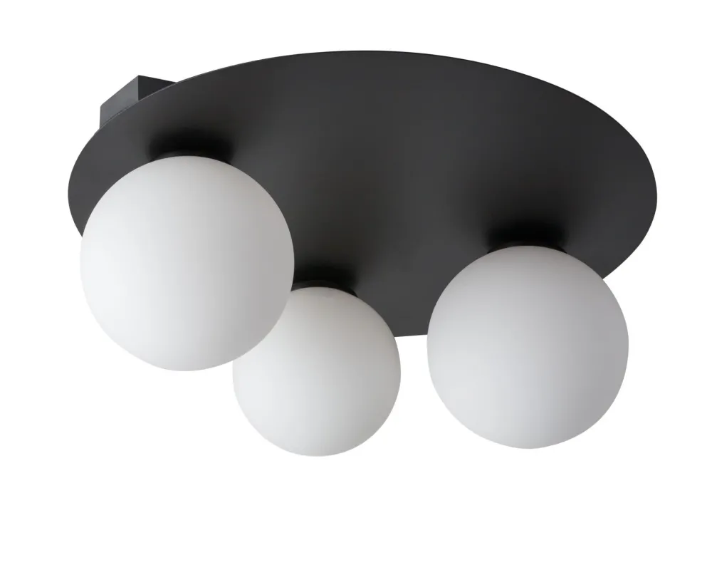 Sigma Schwarze Deckenlampe Modern Metall Glas G9 gemütlich* Deckenleuchten|Flurlampen