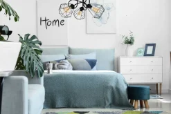 Belis Schwarze Deckenlampe Retro Metall E27 L:65 cm 3-flammig* Bürolampen|Wohnzimmerlampen