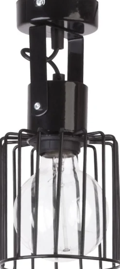 Discount Sigma Schwarze Deckenleuchte verstellbar offener Schirm