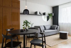 Belis Schwarze Hängeleuchte Metall Holz Ø17 cm E27 wohnlich* Hängelampen|Bürolampen