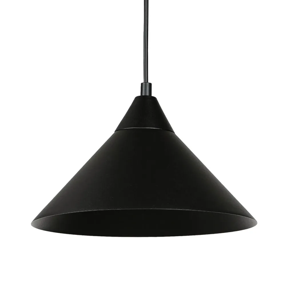 Best Emibig Schwarze Hängeleuchte mit Stecker flexible Montage