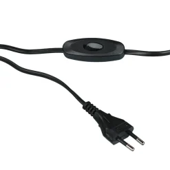 Best Emibig Schwarze Hängeleuchte mit Stecker flexible Montage