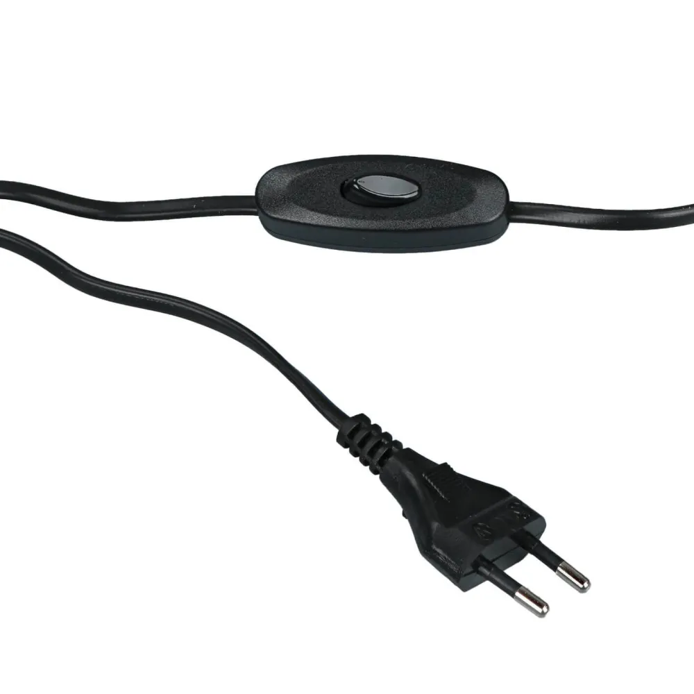 Best Emibig Schwarze Hängeleuchte mit Stecker flexible Montage