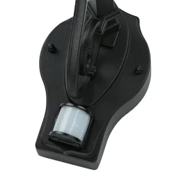 Elstead Schwarze Hoflampe mit Bewegungsmelder IP43 LEADWORTH* Vintage Lampen|Rustikale Außenleuchten