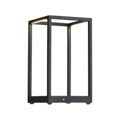 Paul Neuhaus Schwarze LED Tischlampe dimmbar Touch 26 cm 4 W Memory* Wohnzimmerlampen|Schlafzimmer Lampen