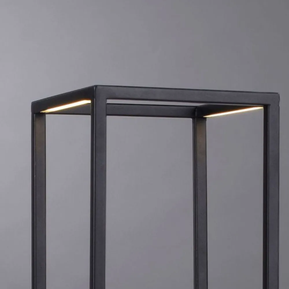 Paul Neuhaus Schwarze LED Tischlampe dimmbar Touch 26 cm 4 W Memory* Wohnzimmerlampen|Schlafzimmer Lampen