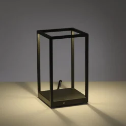 Paul Neuhaus Schwarze LED Tischlampe dimmbar Touch 26 cm 4 W Memory* Wohnzimmerlampen|Schlafzimmer Lampen