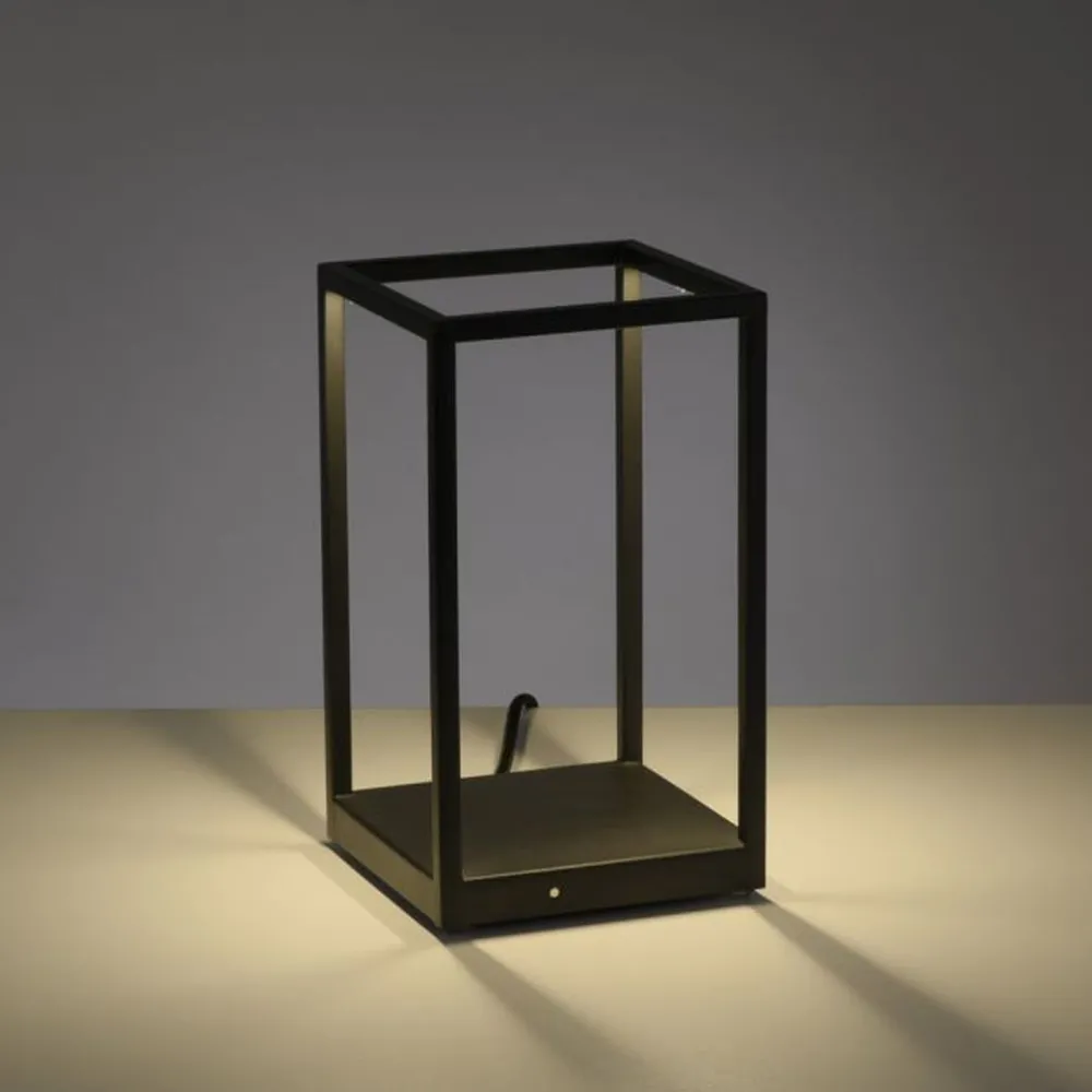 Paul Neuhaus Schwarze LED Tischlampe dimmbar Touch 26 cm 4 W Memory* Wohnzimmerlampen|Schlafzimmer Lampen