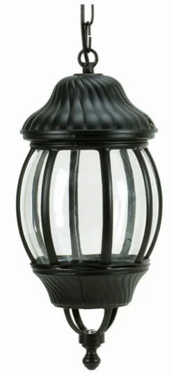Sale Lido Schwarze Pendelleuchte außen regengeschützt Rustikal