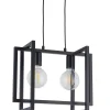 Sigma Schwarze Pendelleuchte Metall L:41 cm E27 dekorativ* Moderne Lampen|Wohnzimmerlampen