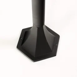 Easylight Schwarze Stehleuchte Außen ROM H:105cm E27 Laterne* Rustikale Lampen|Wegeleuchten