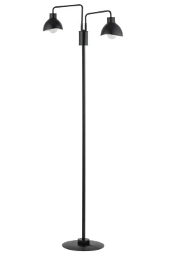 Sigma Schwarze Stehleuchte Metall Weiß groß 162 cm E27 Lesen* Moderne Lampen|Stehlampen