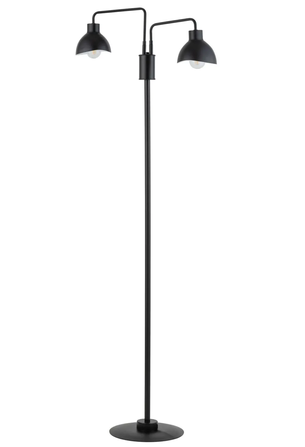 Sigma Schwarze Stehleuchte Metall Weiß groß 162 cm E27 Lesen* Moderne Lampen|Stehlampen