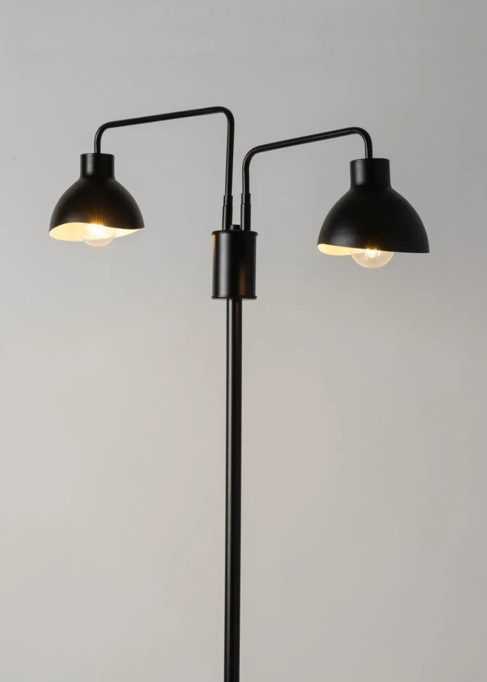 Sigma Schwarze Stehleuchte Metall Weiß groß 162 cm E27 Lesen* Moderne Lampen|Stehlampen