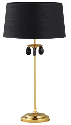 Jupiter Schwarze Tischlampe Metall 65cm hoch E27 Klassisch* Tischlampen|Schlafzimmer Lampen