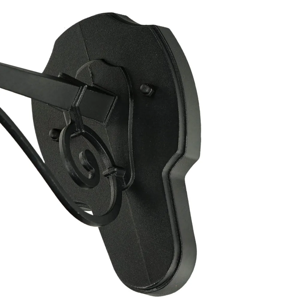 Easylight Schwarze Wand Außen Lampe rustikal regenfest BREST