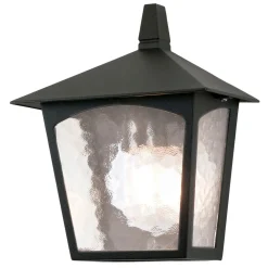 Elstead Schwarze Wandlampe Aluminium Rustikal Außenwand* Außenleuchten Antik|Außenwandleuchten