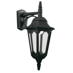 Online Elstead Schwarze Wandlampe Aluminium IP43 Rustikal stilvoll