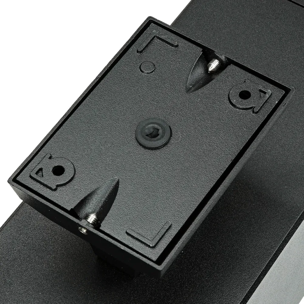 SU-MA Schwarze Wandlampe außen IP54 eckig 30cm Up Down* Metall Lampen|Feuchtraumleuchten