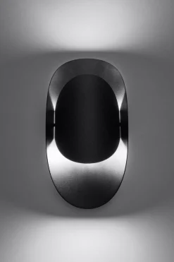 Sollux Schwarze Wandlampe indirekt H: 30 cm G9 Modern HEDDO