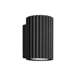 Sollux Schwarze Wandlampe klein 10 cm hoch GU10 aus Aluminium Modern* Flurlampen|Wohnzimmerlampen