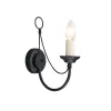 Hot Elstead Schwarze Wandlampe Metall Rustikal elegant GOTICA 1