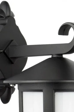 Sale SU-MA Schwarze Wandlampe Rustikal regenfest E27