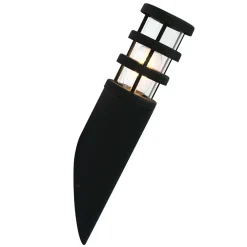 Hot Elstead Schwarze Wandleuchte ALYSONE Skandinavisch IP44