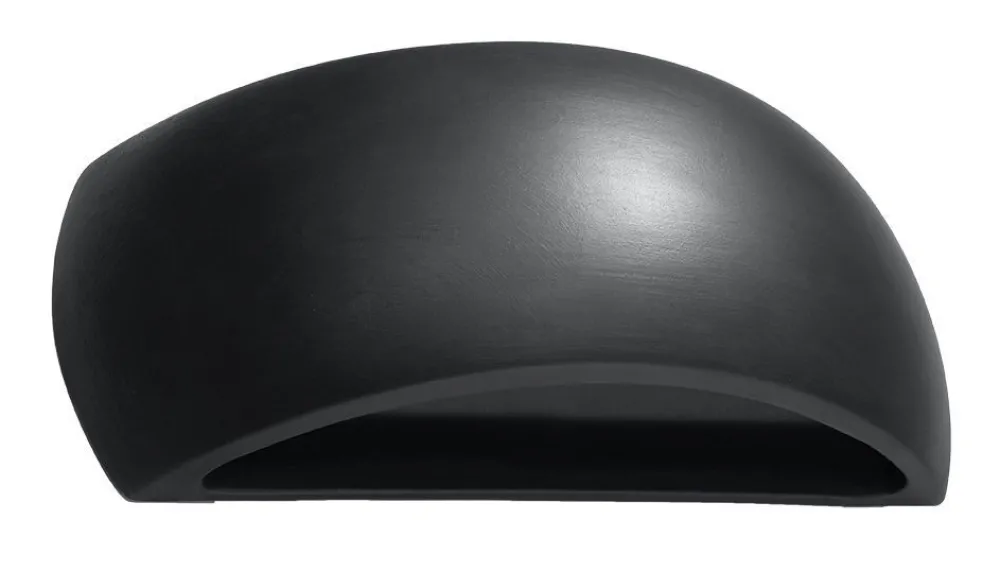 Sollux Schwarze Wandleuchte Keramik Modern Up Down indirekt* Wandleuchten|Flurlampen