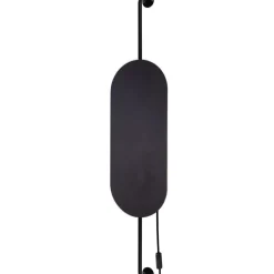 Nowodvorski Schwarze Wandleuchte mit Schalter G9 dekorativ* Flurlampen|Wandleuchten