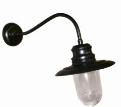 Best Lido Schwarze Wandleuchte Vintage Aluminium innen dekorativ